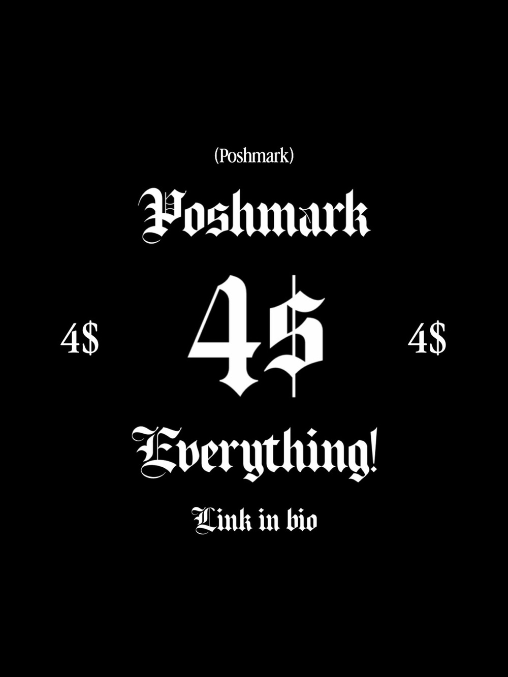 Everything must go sale 4$
